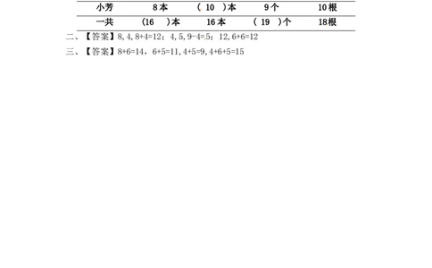 一年级数学上册一课一练-第十单元4解决问题-苏教版_一年级上下册资料_一年级上语数英上下册学习资料_3-6-3、小学一年级数学上册_苏教版_2、同步练习