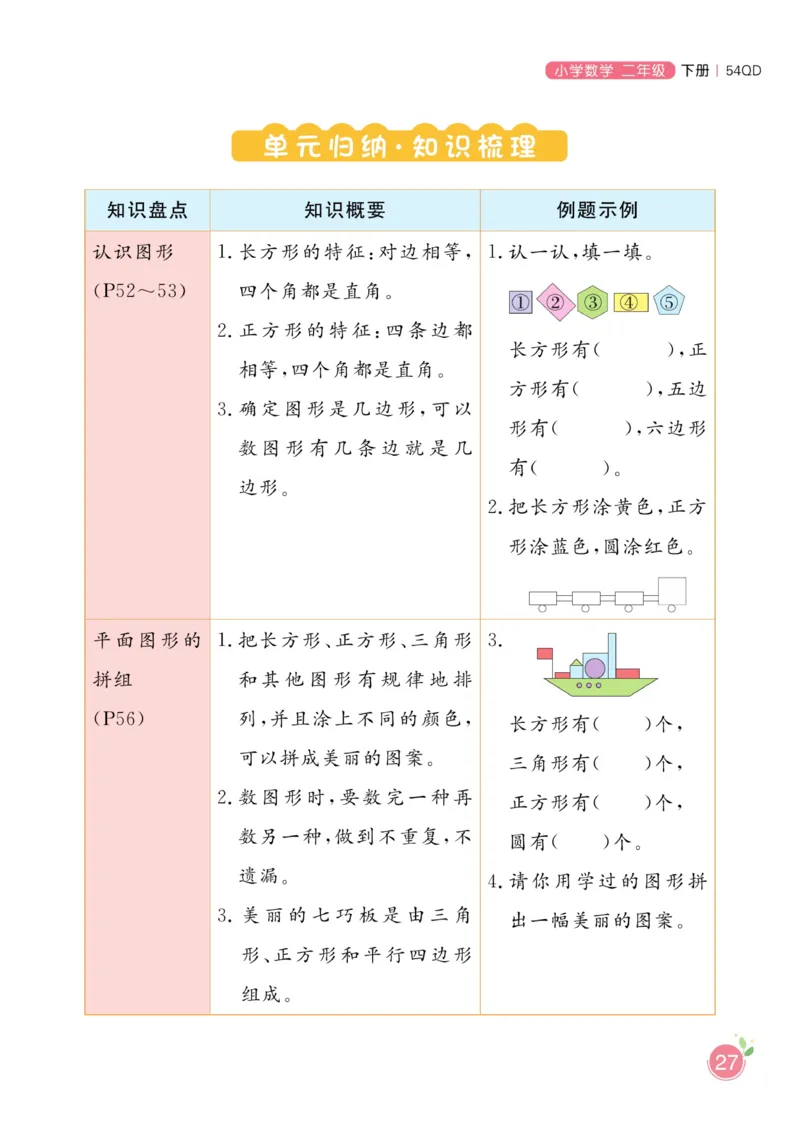 《黄冈名师天天练》1书+1册+1卷-数学2年级下册（54QD）_二年级上下册资料_小学二年级学习资料-25年更新版_2-04、小学二年级数学下册_2-4-2、练习题、作业、试题、试卷_青岛54_电子册类
