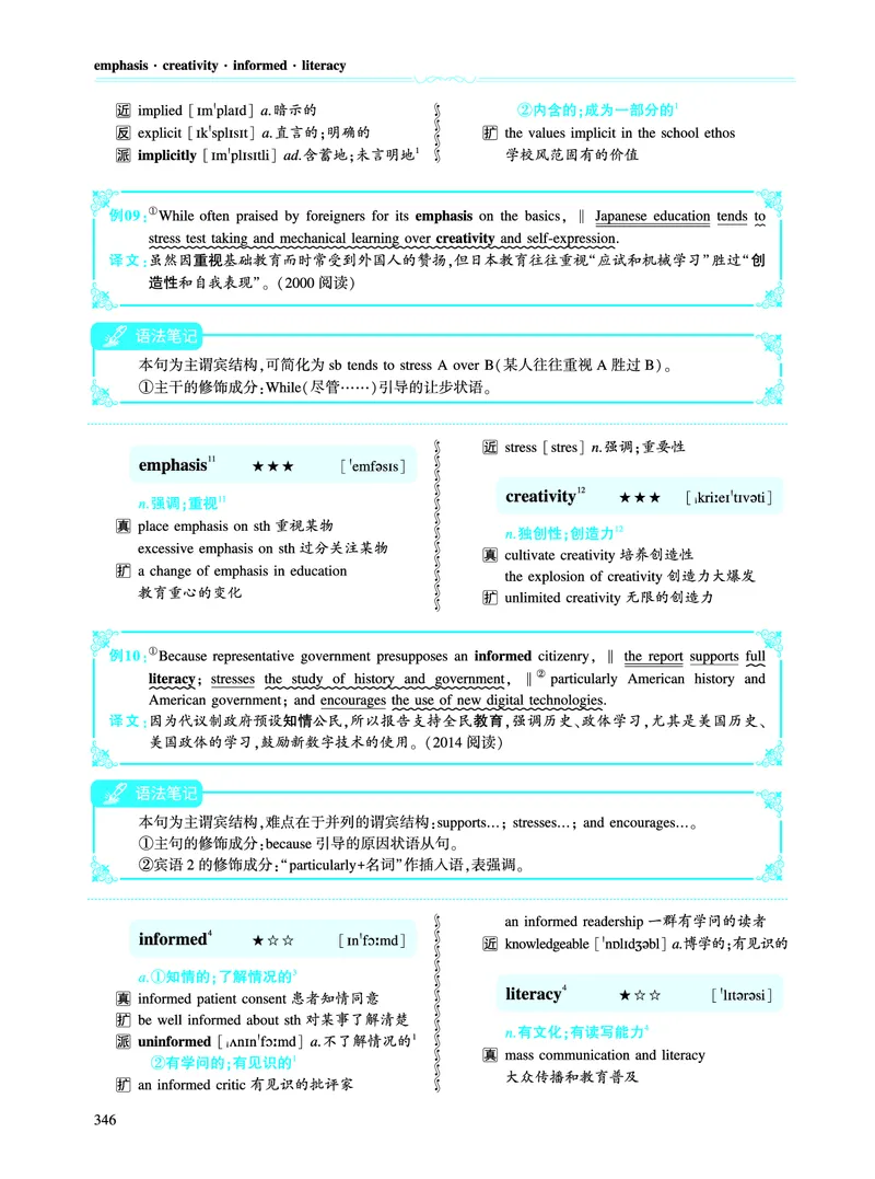 第五部分文化教育（第二板块核心词）_考研英语真题_考研英语（一）历年真题_单词资料_英语一黄皮书词汇电子版（语境例句版）