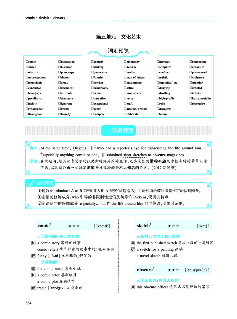 第五部分文化教育（第二板块核心词）_考研英语真题_考研英语（一）历年真题_单词资料_英语一黄皮书词汇电子版（语境例句版）