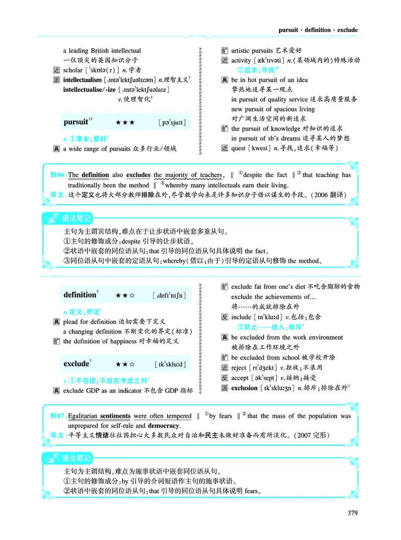 第五部分文化教育（第二板块核心词）_考研英语真题_考研英语（一）历年真题_单词资料_英语一黄皮书词汇电子版（语境例句版）