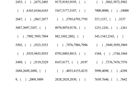 口算题(万以内数的认识)500题_小学数学口算计算速算练习1（1-6）题目类型全_二年级_口算2年级下册10000题_2下口算题(万以内数的认识)500题