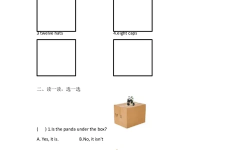 外研社版小学英语（一年级起点）一年级下册Module3同步练习_一年级上下册资料_小学一年级学习资料-25年更新版_1-06、小学一年级英语下册_1-6-1、知识点、测试卷、电子书_外研版一起点