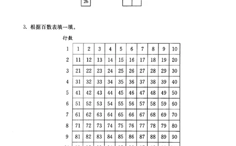 一年级下册数学试题-第6单元百数表沪教版PDF版无答案_一年级上下册资料_小学一年级学习资料-25年更新版_1-04、小学一年级数学下册_1-4-2、练习题、作业、试题、试卷_沪教版