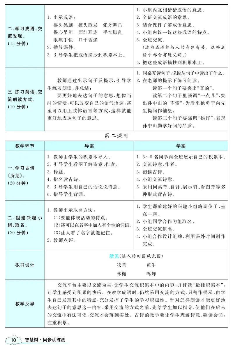 智慧树语文3年级上（RJ）_三年级上下册资料_小学三年级学习资料-25年更新版_3-01、小学三年级语文上册_3-1-3、课件、讲义、教案
