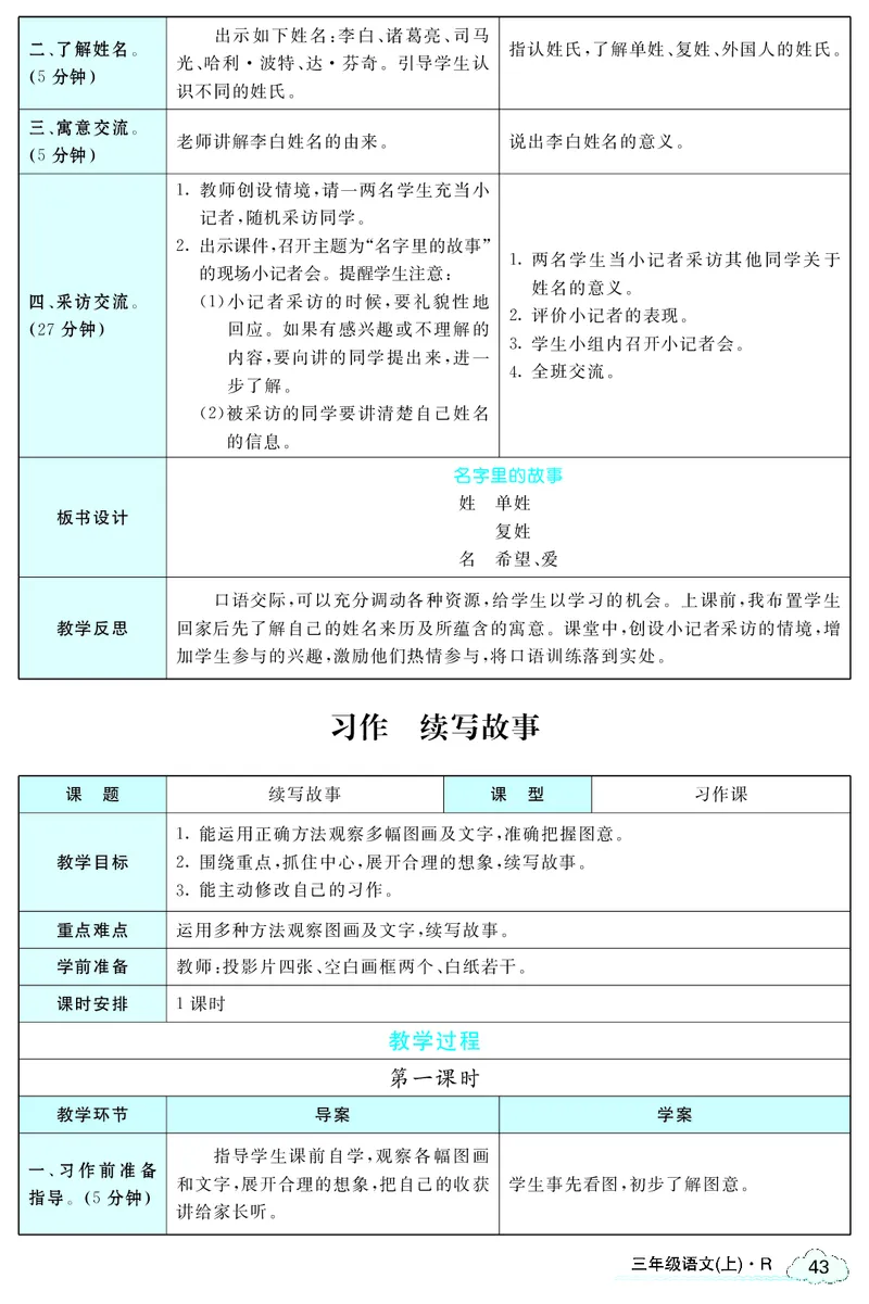 智慧树语文3年级上（RJ）_三年级上下册资料_小学三年级学习资料-25年更新版_3-01、小学三年级语文上册_3-1-3、课件、讲义、教案