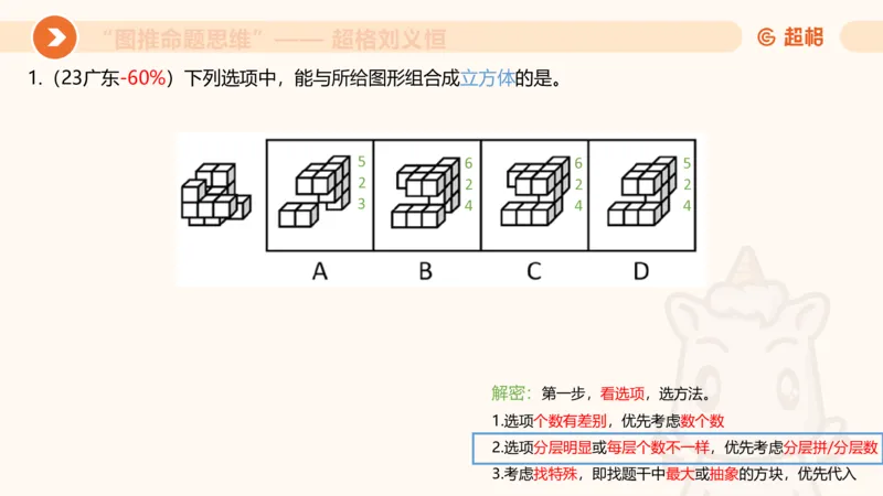 图推命题思维（八）立体拼合_2026考公资料_超格合集_公考-理论班2026超格行测申论（六合一）理论实战班_判断推理理论实战班程意&义恒_课件