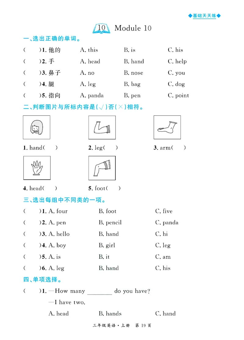 全优期末真题卷外研版英语3年级上册基础天天练_25秋小学语数英习题试卷_英语_外研版_✅外研版英语3-6年级上册全优期末真题卷
