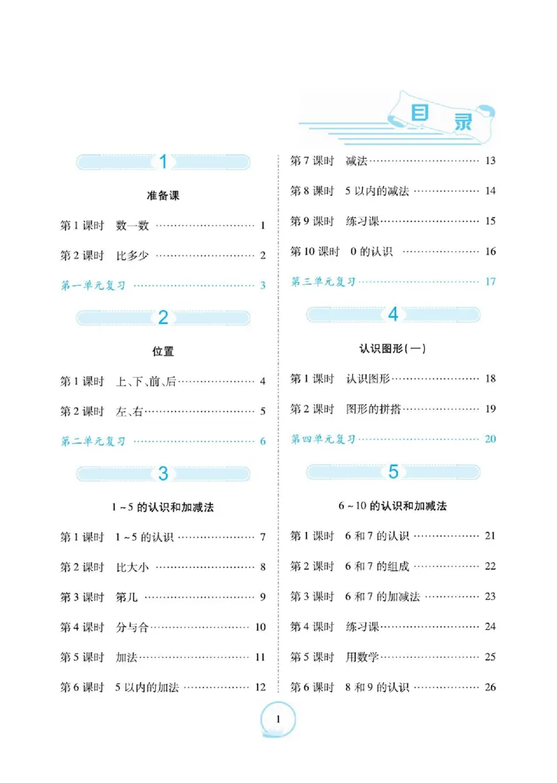 人教数学一年级上册口算题卡_一年级上下册资料_一年级上语数英上下册学习资料_3-6-3、小学一年级数学上册_人教版_6、专项练习