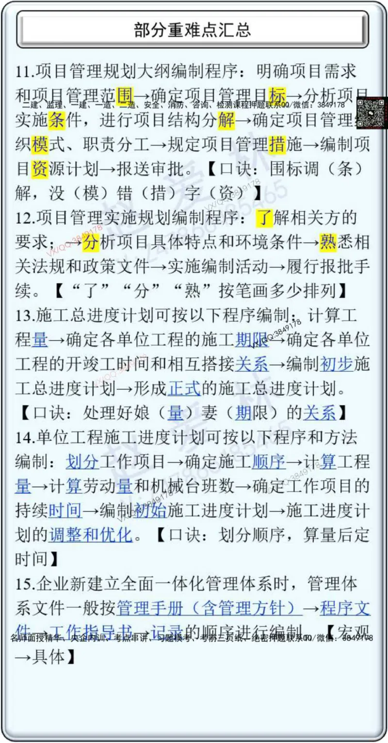 25年项目管理总结性知识点_2026年一级建造师_2026年一建管理_2025年一建管理SVIP_02-基础精讲✿高端面授✿深度强化_28-管理《自营全系班》赵爱林SMR推荐