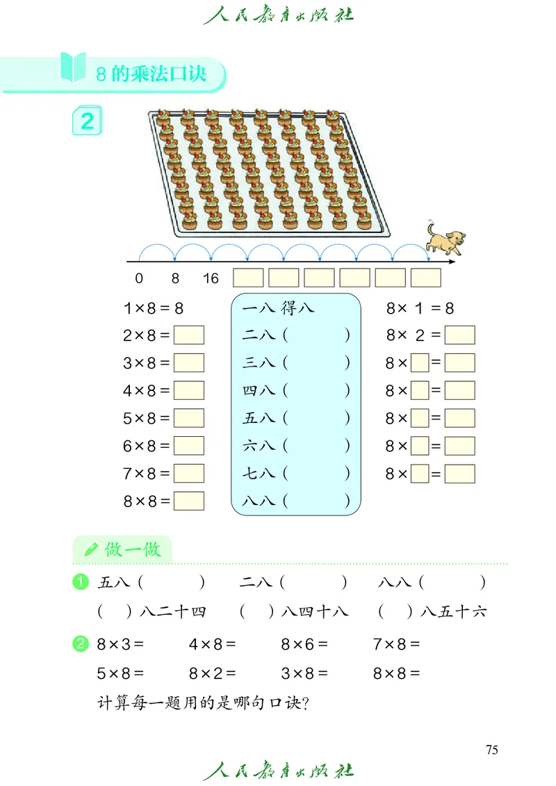 义务教育教科书数学二年级上册_二年级上下册资料_二年级语数英上下册学习资料_3-7-3、小学二年级数学上册_人教版_11、电子课本