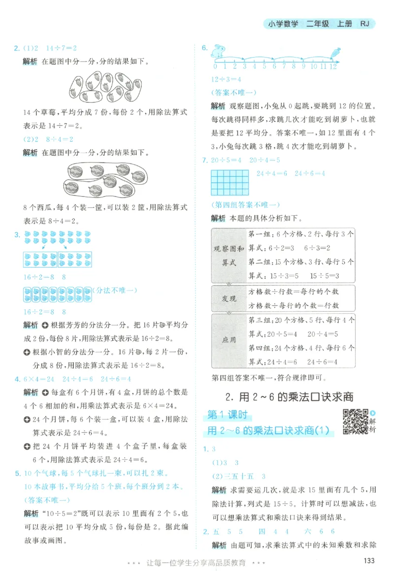 二年级数学上册人教版25秋《53天天练》答案_25秋小学语数英习题试卷_数学_人教版_1-6年级数学人教版上册25秋《53天天练》_二年级数学上册人教版25秋《53天天练》