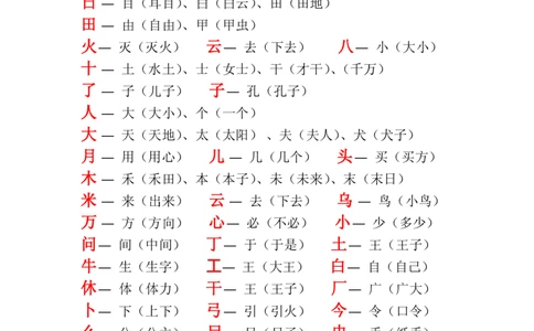 一年级语文上册加一笔加二笔成新字_一年级上下册资料_小学一年级学习资料-25年更新版_1-01、小学一年级语文上册_08、专项练习_笔画笔顺偏旁