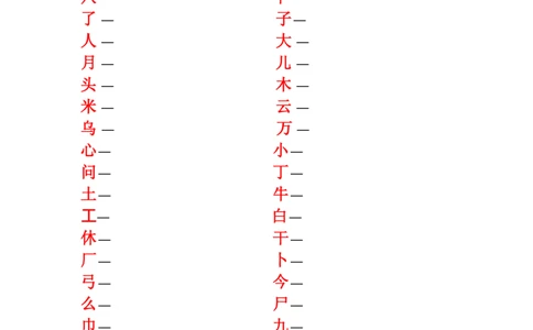一年级语文上册加一笔加二笔成新字_一年级上下册资料_小学一年级学习资料-25年更新版_1-01、小学一年级语文上册_08、专项练习_笔画笔顺偏旁