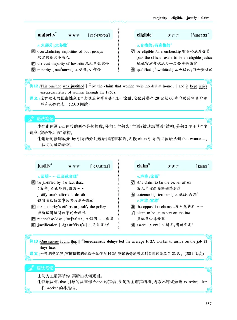第四部分政策法规（第二板块核心词）_考研英语真题_考研英语（二）历年真题_单词资料_英语二黄皮书词汇电子版（语境例句版）