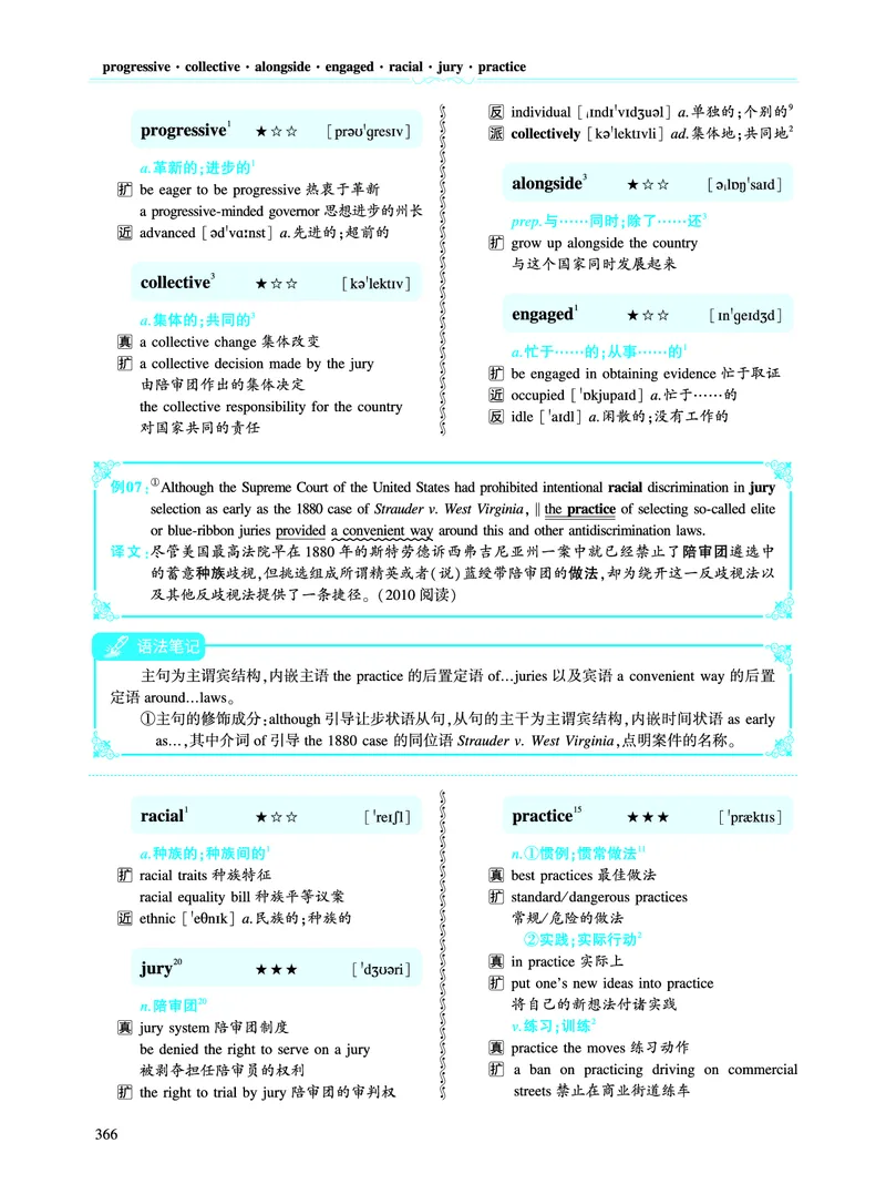 第四部分政策法规（第二板块核心词）_考研英语真题_考研英语（二）历年真题_单词资料_英语二黄皮书词汇电子版（语境例句版）