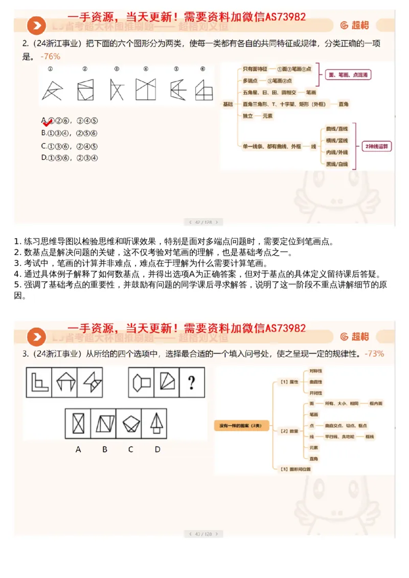 02.图推专项刷题2_文字解析版_2026考公资料_（05）超格_行测申论2025超格合集(行测&申论&政治理论)_行测申论2025省考超格超大杯刷题课（五合一）_超格五合一文字解析版_图推