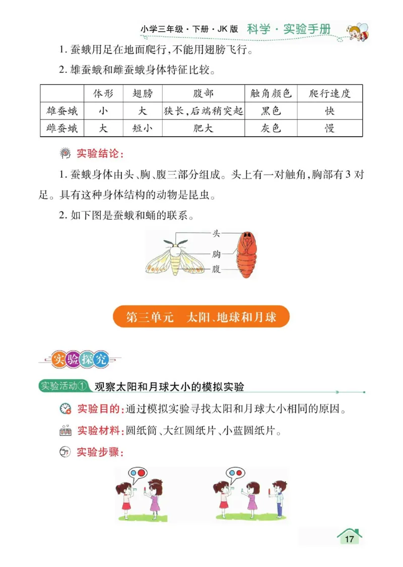 教科3下实验手册_三年级上下册资料_小学三年级学习资料-25年更新版_3-10、小学三年级科学下册_教科版_知识点