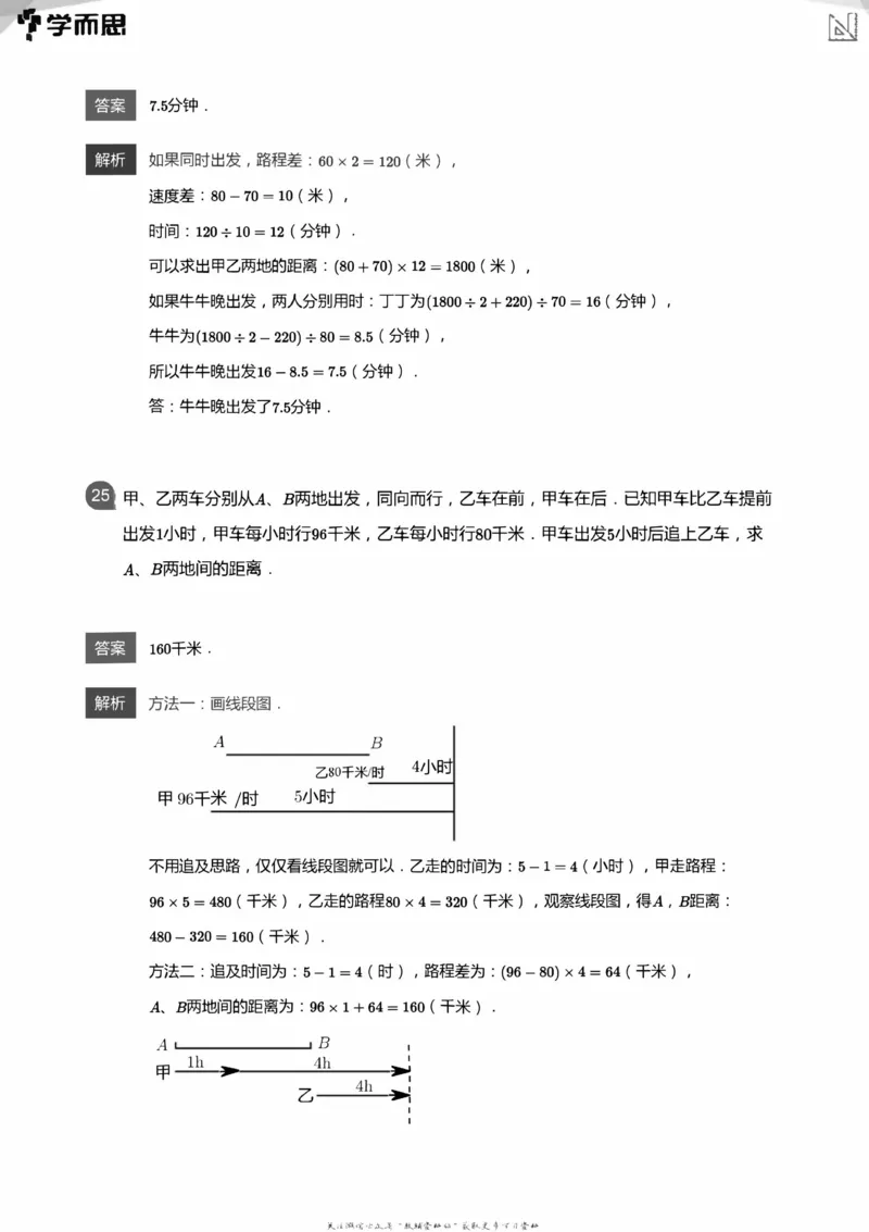 全部答案_小学数学母题大全一二三四五六年级上下册一题多解题母题解_练习题大全_赠送：推荐应用题400题