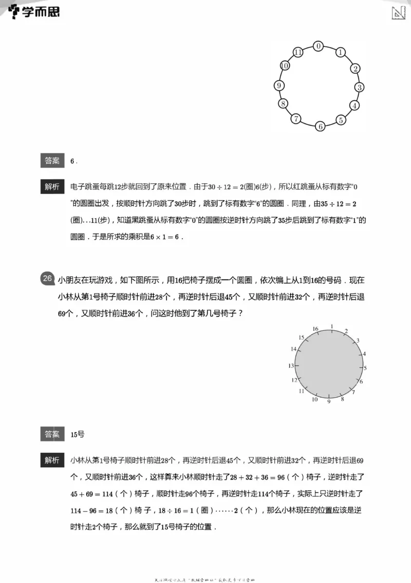 全部答案_小学数学母题大全一二三四五六年级上下册一题多解题母题解_练习题大全_赠送：推荐应用题400题