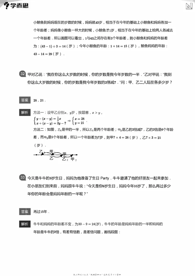 全部答案_小学数学母题大全一二三四五六年级上下册一题多解题母题解_练习题大全_赠送：推荐应用题400题