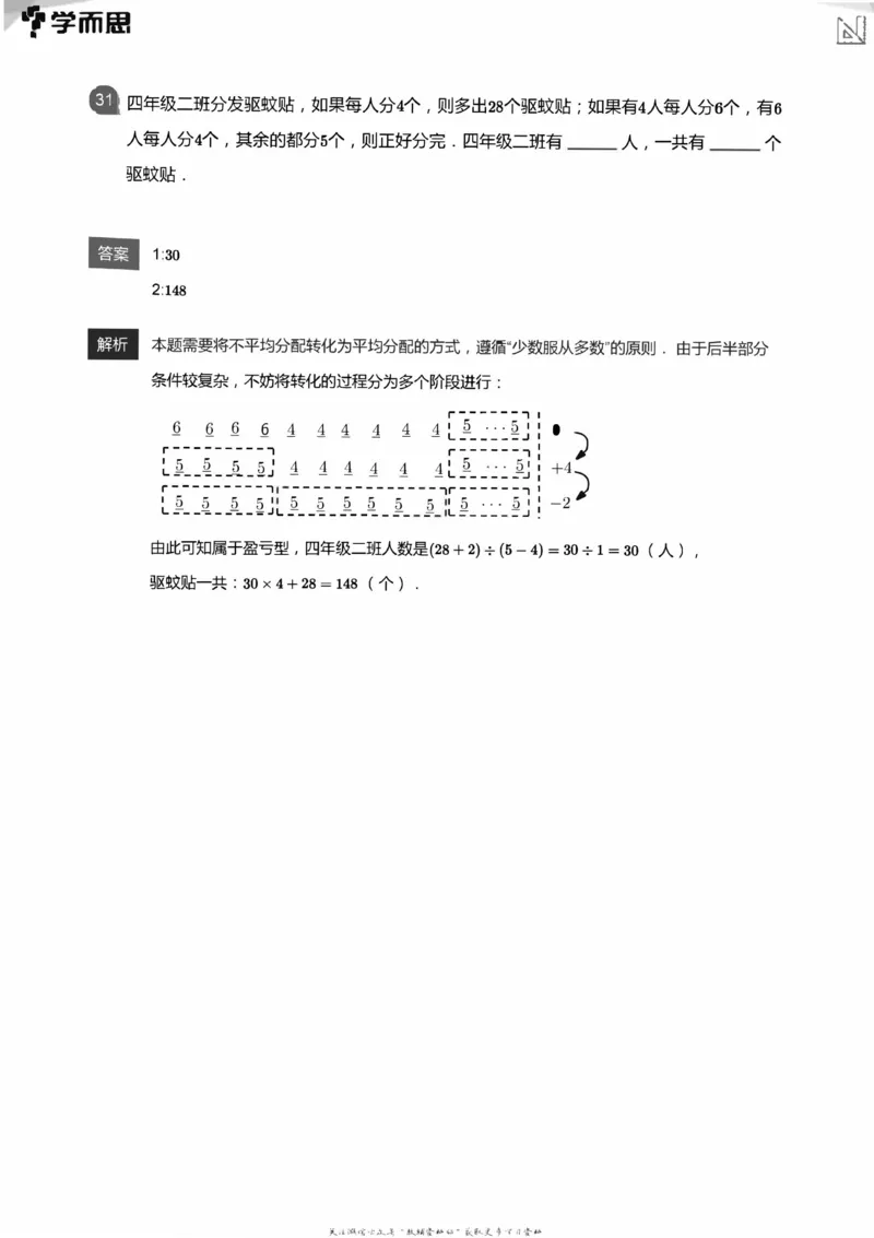 全部答案_小学数学母题大全一二三四五六年级上下册一题多解题母题解_练习题大全_赠送：推荐应用题400题