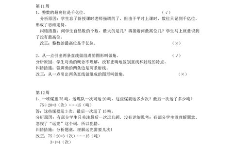 人教版四年级数学上册错题集及分析_小学数学母题大全一二三四五六年级上下册一题多解题母题解_练习题大全_赠送-4年级复习应用题资料
