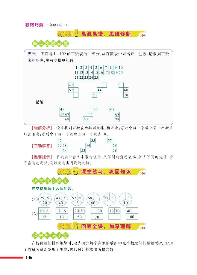 数学-人教版一年级下册教材巧解_一年级上下册资料_小学一年级学习资料-25年更新版_1-04、小学一年级数学下册_1-4-3、课件、讲义、教案、教材讲解