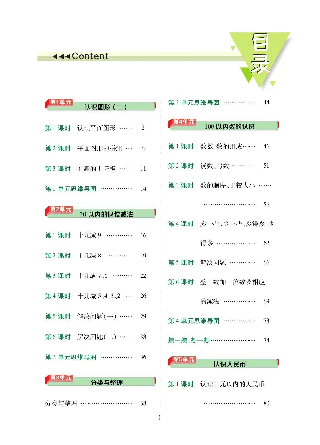 数学-人教版一年级下册教材巧解_一年级上下册资料_小学一年级学习资料-25年更新版_1-04、小学一年级数学下册_1-4-3、课件、讲义、教案、教材讲解