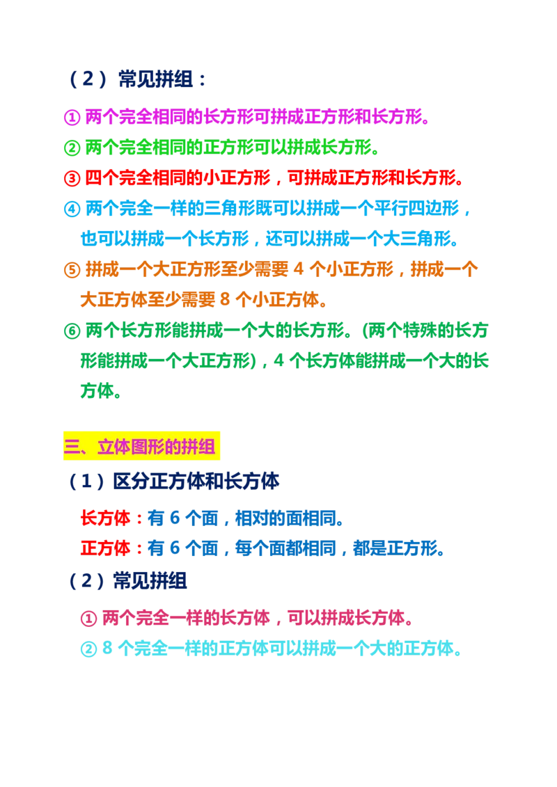 数学1下重点及难点知识点总结_一年级上下册资料_小学一年级学习资料-25年更新版_1-04、小学一年级数学下册_1-4-1、复习、知识点、归纳汇总_通用