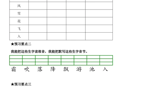 全册课前预习单_一年级上下册资料_一年级上语数英上下册学习资料_3-6-2、小学一年级语文下册_统编、部编、人教（语文全国统一只有一个版）_1、知识点总结_期末总复习
