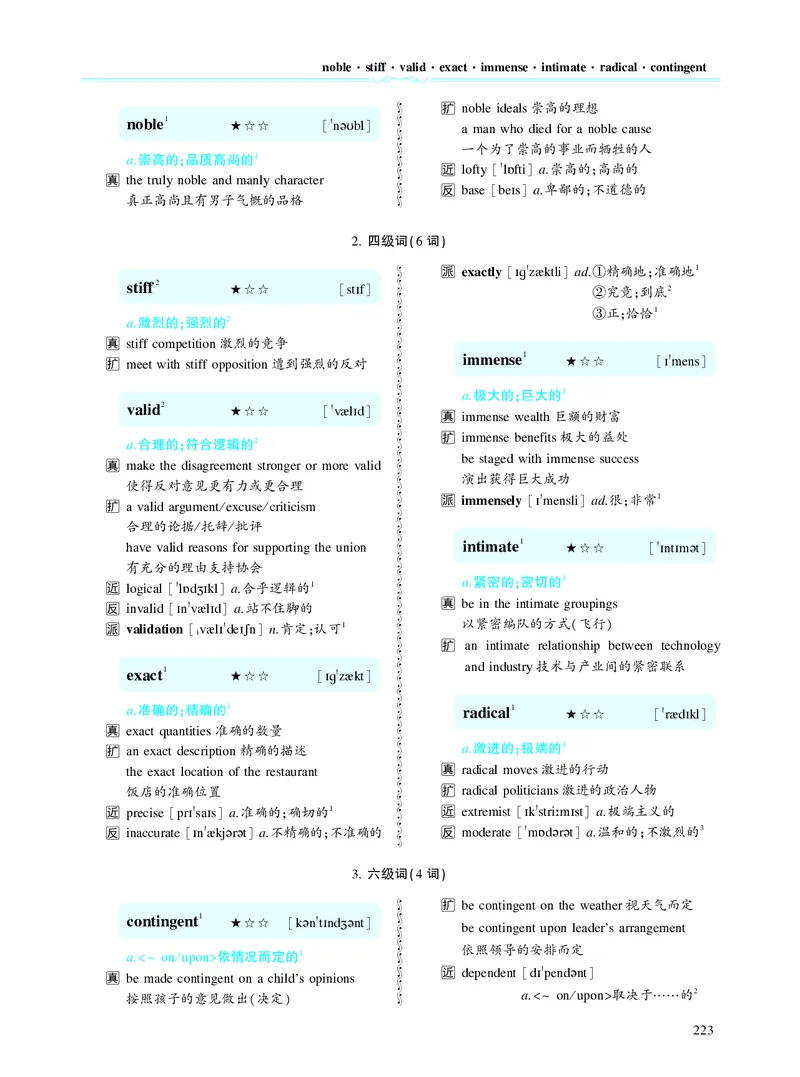 第四章专项词（937词）_考研英语真题_考研英语（二）历年真题_单词资料_英语二黄皮书词汇电子版（题型精简版）