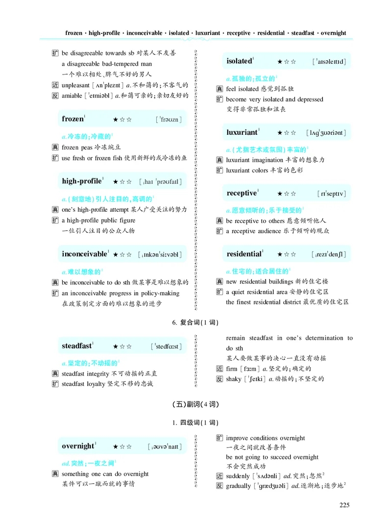 第四章专项词（937词）_考研英语真题_考研英语（二）历年真题_单词资料_英语二黄皮书词汇电子版（题型精简版）