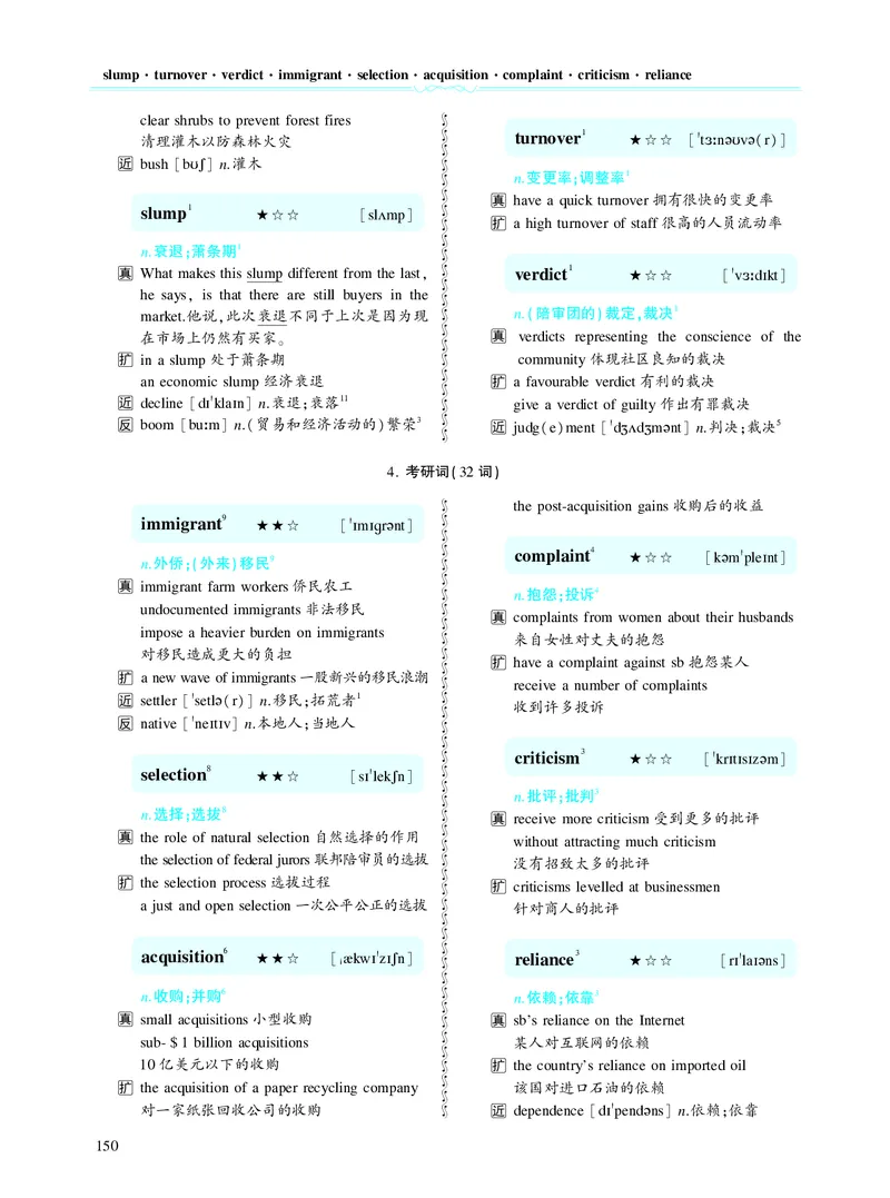 第四章专项词（937词）_考研英语真题_考研英语（二）历年真题_单词资料_英语二黄皮书词汇电子版（题型精简版）