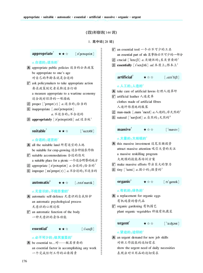 第四章专项词（937词）_考研英语真题_考研英语（二）历年真题_单词资料_英语二黄皮书词汇电子版（题型精简版）