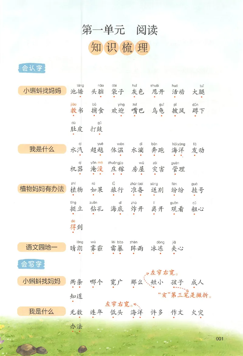 预习笔记二年级_25秋《一本预习笔记》语数外，人教，北师1-6上_25秋《一本预习笔记》语文1-6_二年级预习笔记语文