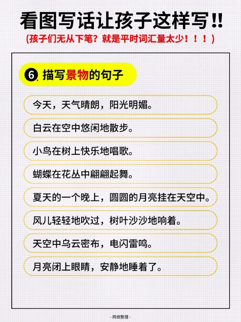 看图写话词汇量汇总_一年级上下册资料_小学一年级学习资料-25年更新版_1-00、幼小衔接_幼小衔接看图写话启蒙篇