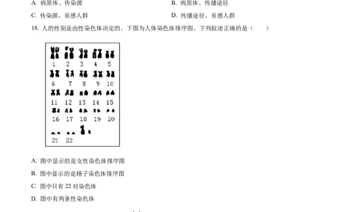 精品解析：2025年吉林省长春市中考生物真题（原卷版）_吉林省长春市-历年中考真题_9-吉林省长春市-中考生物（21-25）_精品解析：2025年吉林省长春市中考生物真题