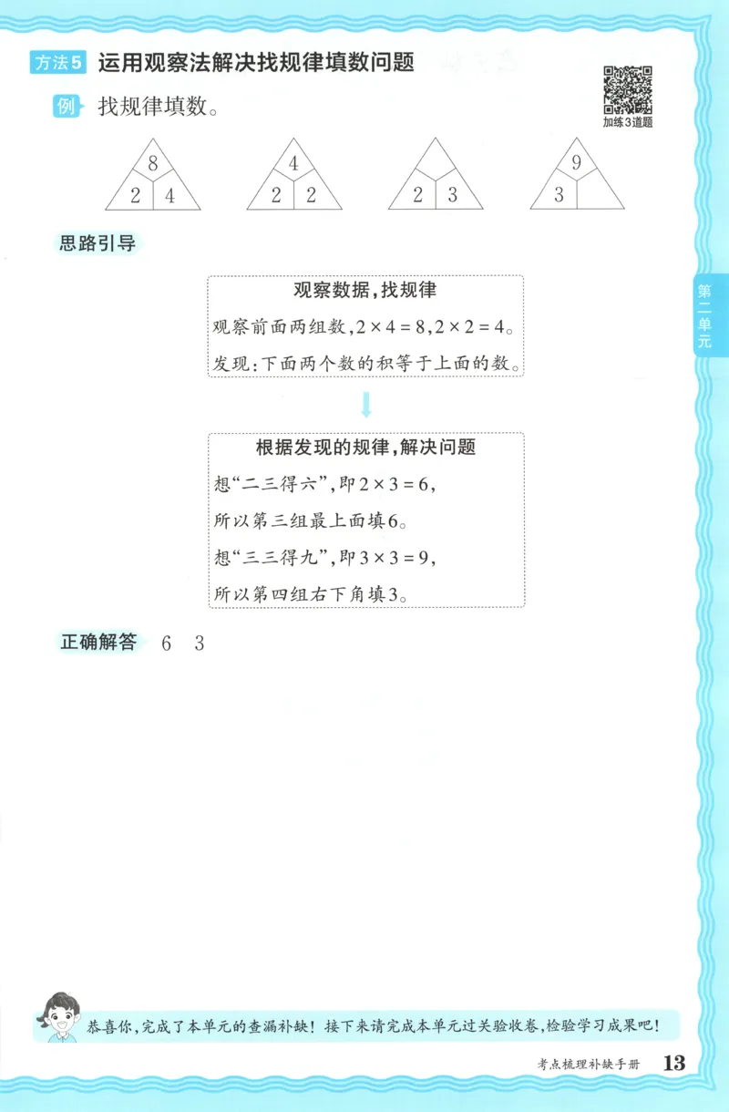 补缺手册_25秋小学语数英习题试卷_数学_人教版_25秋1-6年级上册数学《王朝霞考点梳理时习卷》_二年数学上册《王朝霞考点梳理时习卷》人教25秋