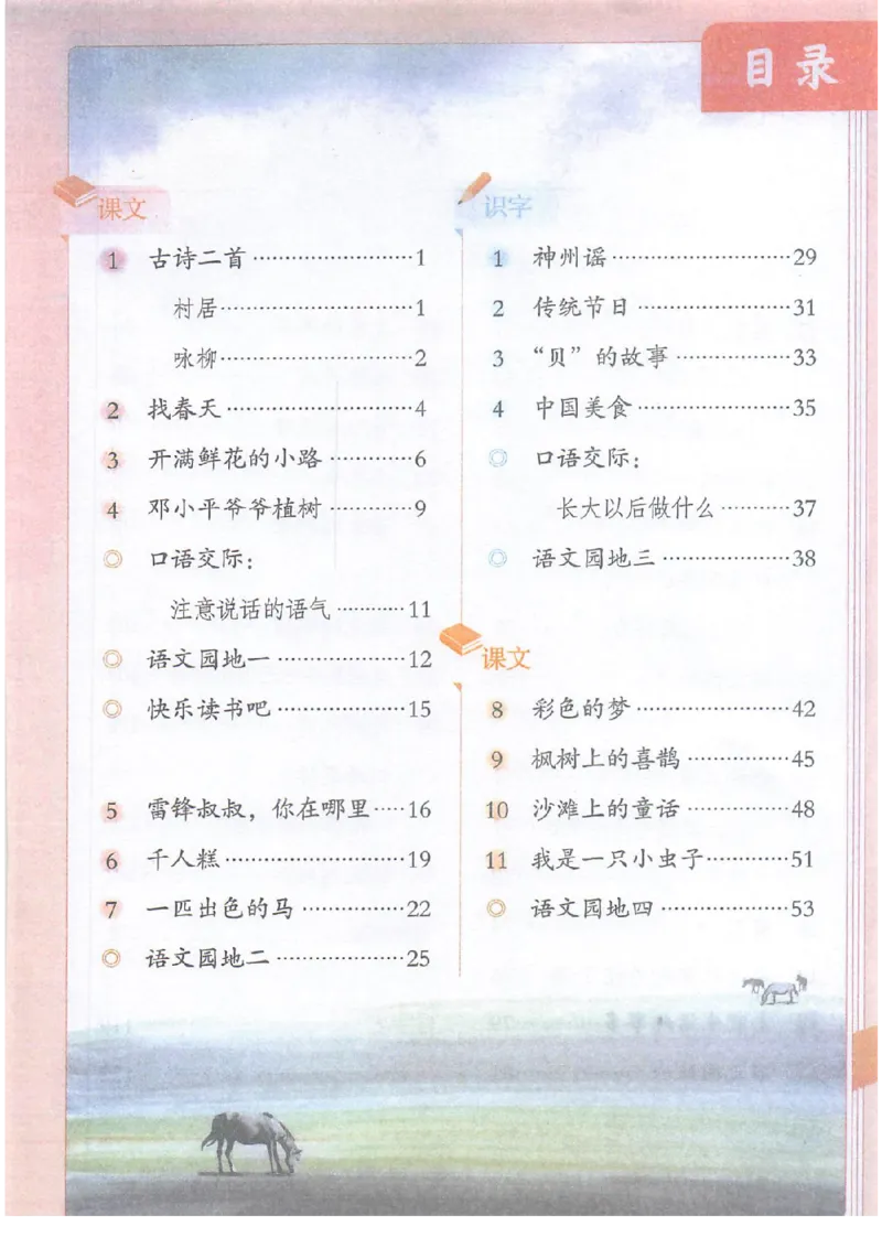 课堂笔记部编版语文二年级下册课堂笔记（无水印）_二年级上下册资料_小学二年级学习资料-25年更新版_2-02、小学二年级语文下册_2-2-2、练习题、作业、试题、试卷_预习资料