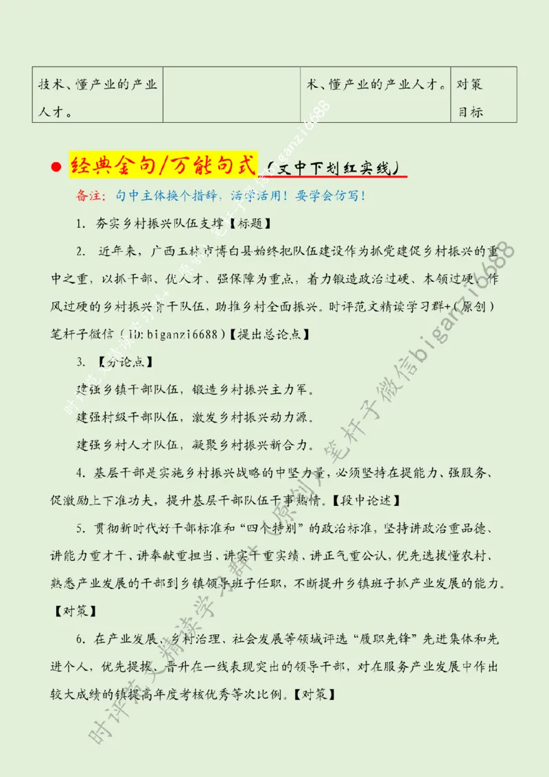 0711---标注绿-夯实乡村振兴队伍支撑_2026考公资料_（57）申论材料_00、笔杆子晨读材料_2024笔杆子晨读_笔杆子7月时政_0711夯实乡村振兴队伍支撑话题：乡村振兴