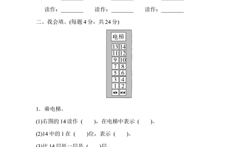 第六单元跟踪检测卷_一年级上下册资料_小学一年级学习资料-25年更新版_1-03、小学一年级数学上册_人教版_03、单元试卷_单元跟踪检测卷