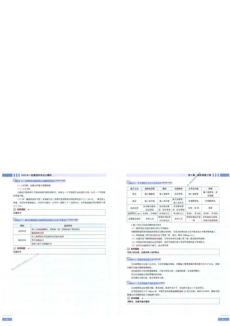 2025年一建-市政-考点大爆料_2026年一级建造师_2026年一建市政_2025年一建市政SVIP_05-考前密训✿央企特训✿机构普押_17-市政《考点大爆料+圈题AB卷》SMR
