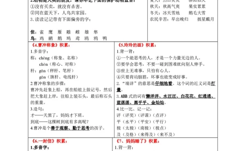 考点知识点_二年级上下册资料_二年级语数英上下册学习资料_3-7-1、小学二年级语文上册_统编、部编、人教（语文全国统一只有一个版）_1、知识点总结_期末总复习