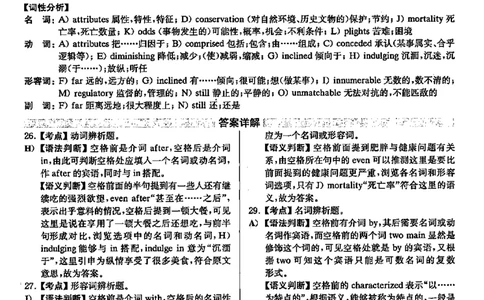 2023.06英语六级选词填空解析全3套_六级_六级选词填空_六级选词填空解析