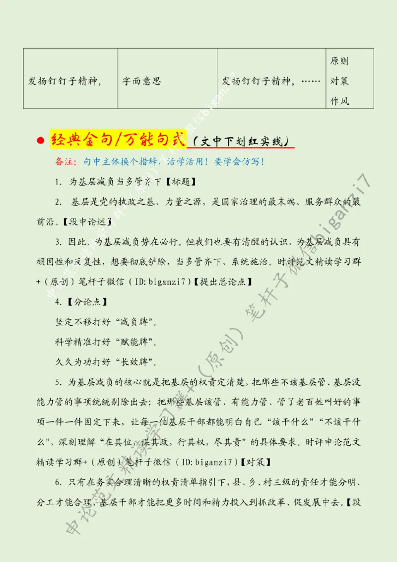 1024---标注绿-为基层减负当多管齐下_2026考公资料_（57）申论材料_00、笔杆子晨读材料_2024笔杆子晨读_笔杆子10月时政_1024为基层减负当多管齐下话题：基层减负