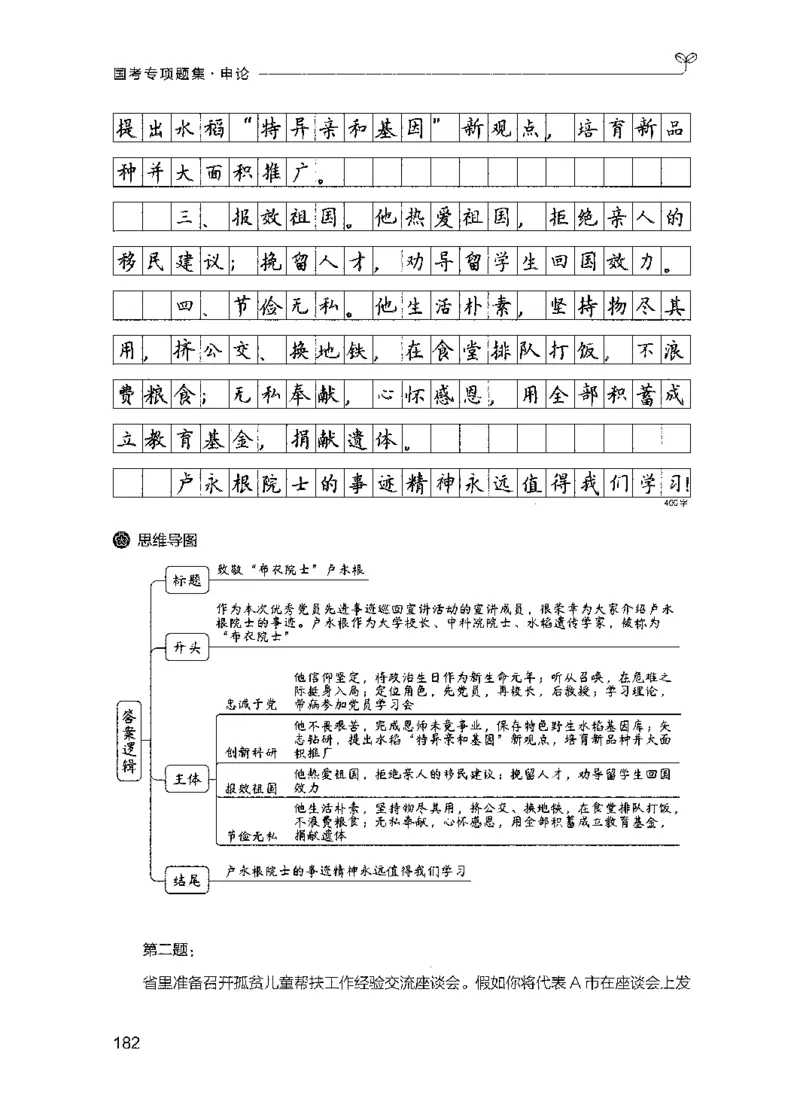 09国考专项题集（申论）（2025国考最新版）公众号：上岸的资料_2026考公资料_（10）粉笔_2025粉笔国考省考980（课＋笔记）_粉笔980（25多省）_02025国考粉笔980系统班_课下刷题8本