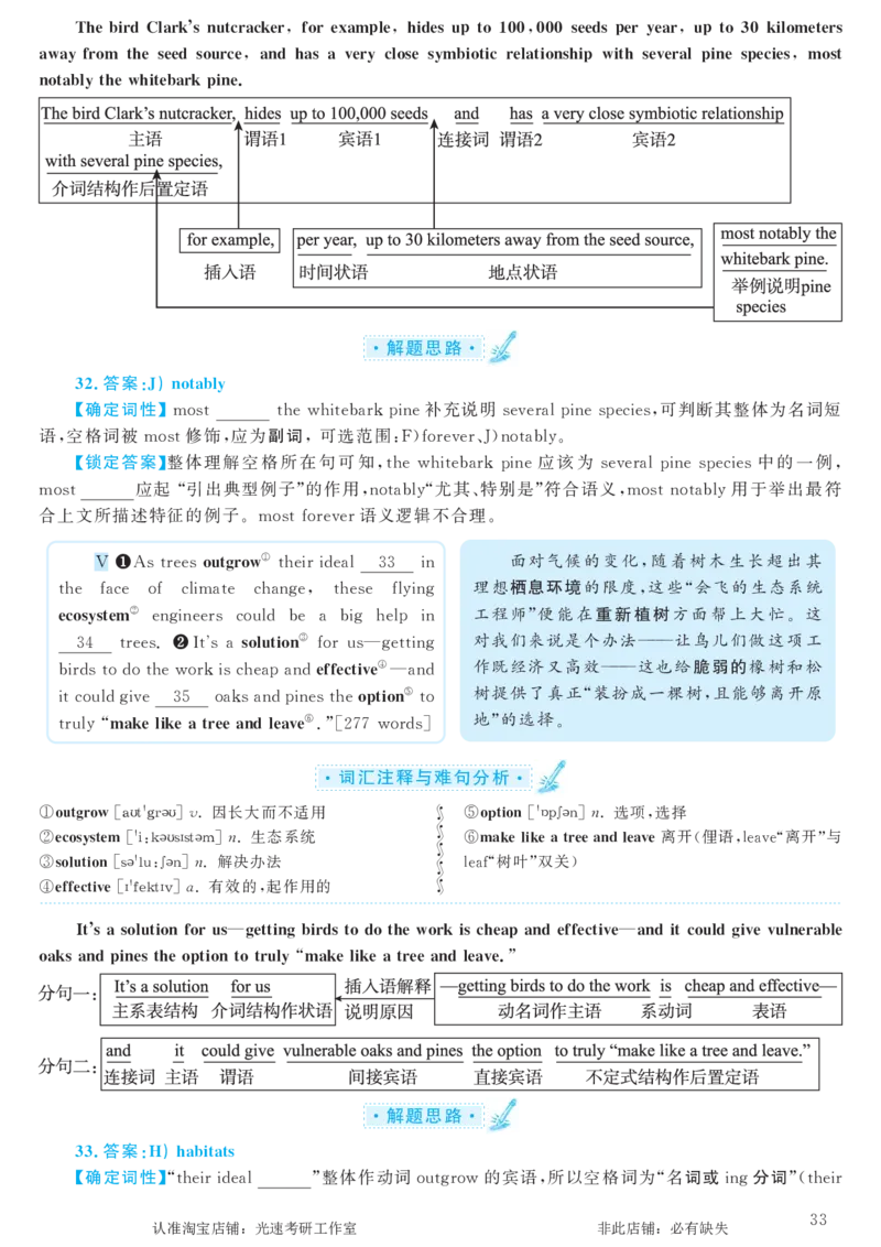 2016.12英语六级选词填空第2套解析_六级_六级选词填空_六级选词填空解析
