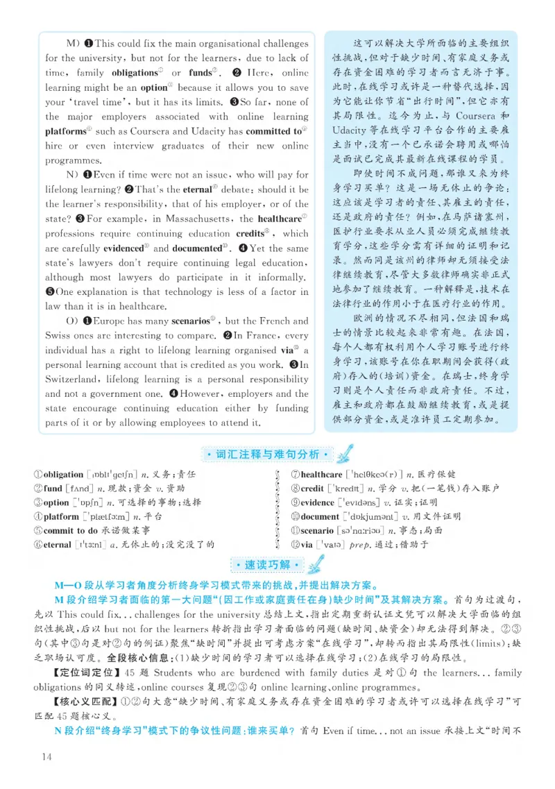 2020.12英语六级长篇阅读解析第3套_六级_六级长篇阅读_六级长篇阅读解析