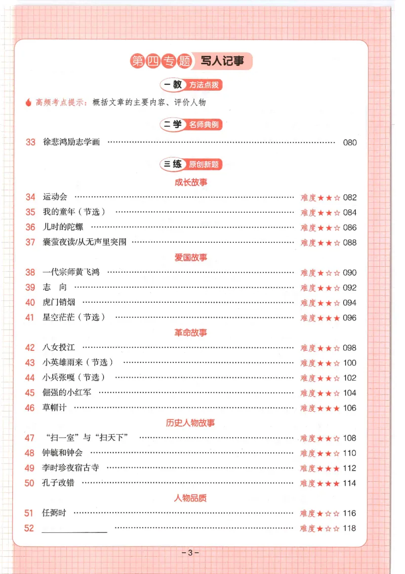 四年级25版《一本小学语文阅读训练100篇（第12版）》_25秋小学语数英习题试卷_语文_1-6年级25版《一本小学语文阅读训练100篇（第12版）》